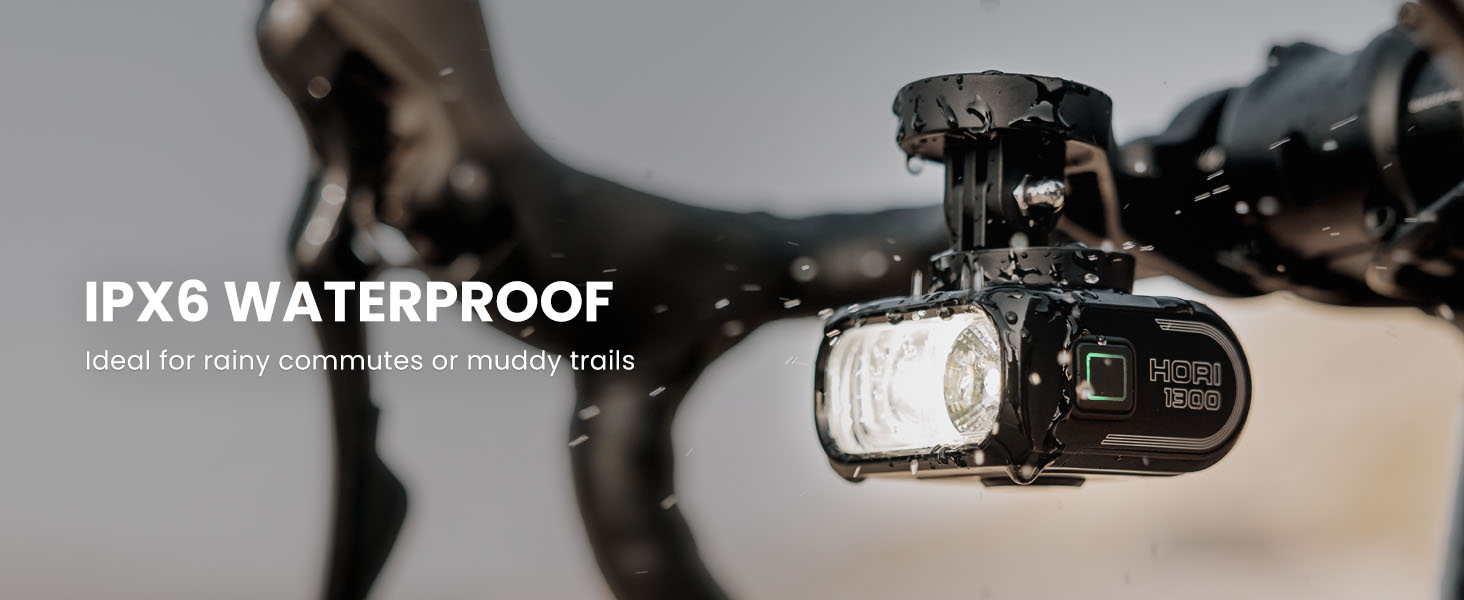 waterproof bike lights