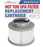 LifeSupplyUSA Hot Tub Pool Filter Cartridge for MSPA Replacement Spa Filter fits FD2089