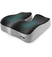 seeknow Office Chair Cushion Car Seat Cushion for Tailbone Pain Relief, Coccyx, Lower Back&amp; Sciat...