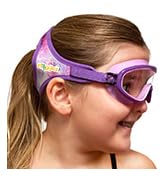 Frogglez Youth Wide View Anti-Fog Crystal Clear Swim Goggle Mask for Kids under 10 (Ages 4-10)