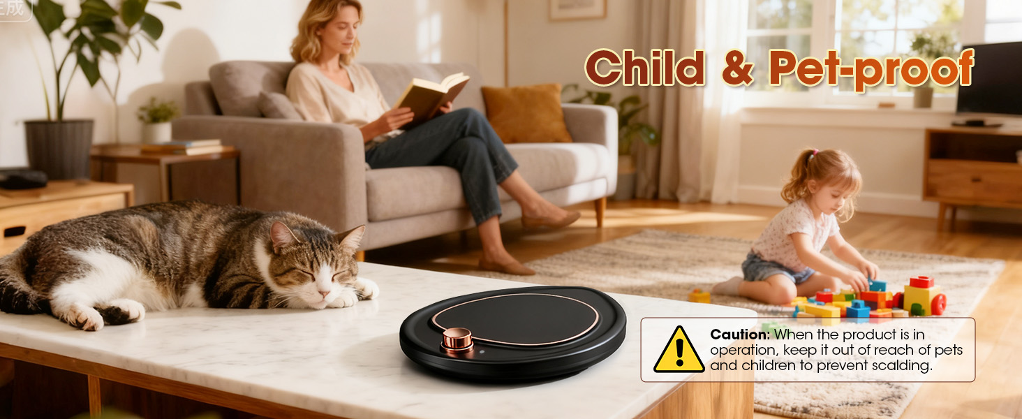 Text reads 'Chiara &amp; Petpom'. Interior home scenes showing interactions with pets in a modern living space with warm lighting.