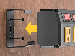 power strip with individual switches, surge protector power strip