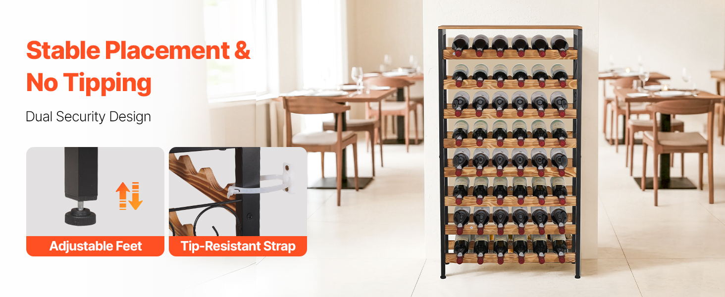 wine rack free standing floor