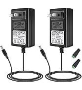 24V Power Supply, 2A 48W LED Lights Power Adapter, 100-240V AC to 24V DC Transformer for LED Stri...