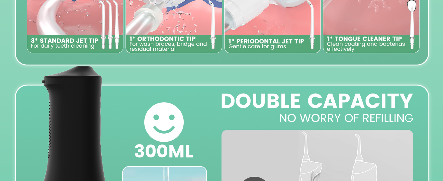 portable water flosser