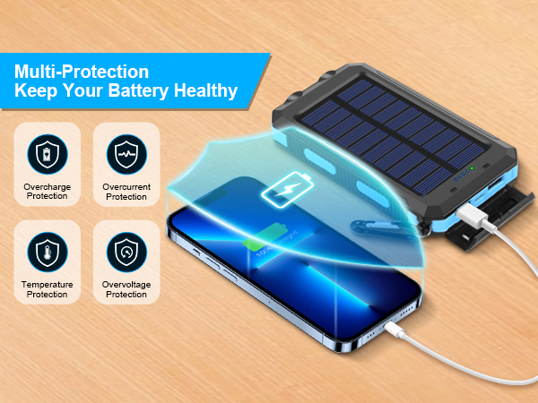 solar usb charger waterproof outdoor lightweight