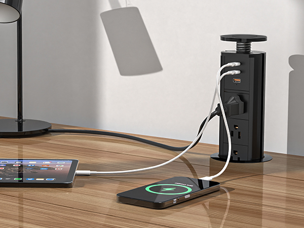 pop up outlet for desk