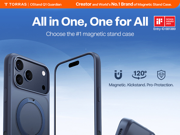 Ostand Magnetic iPhone 17 Pro Case