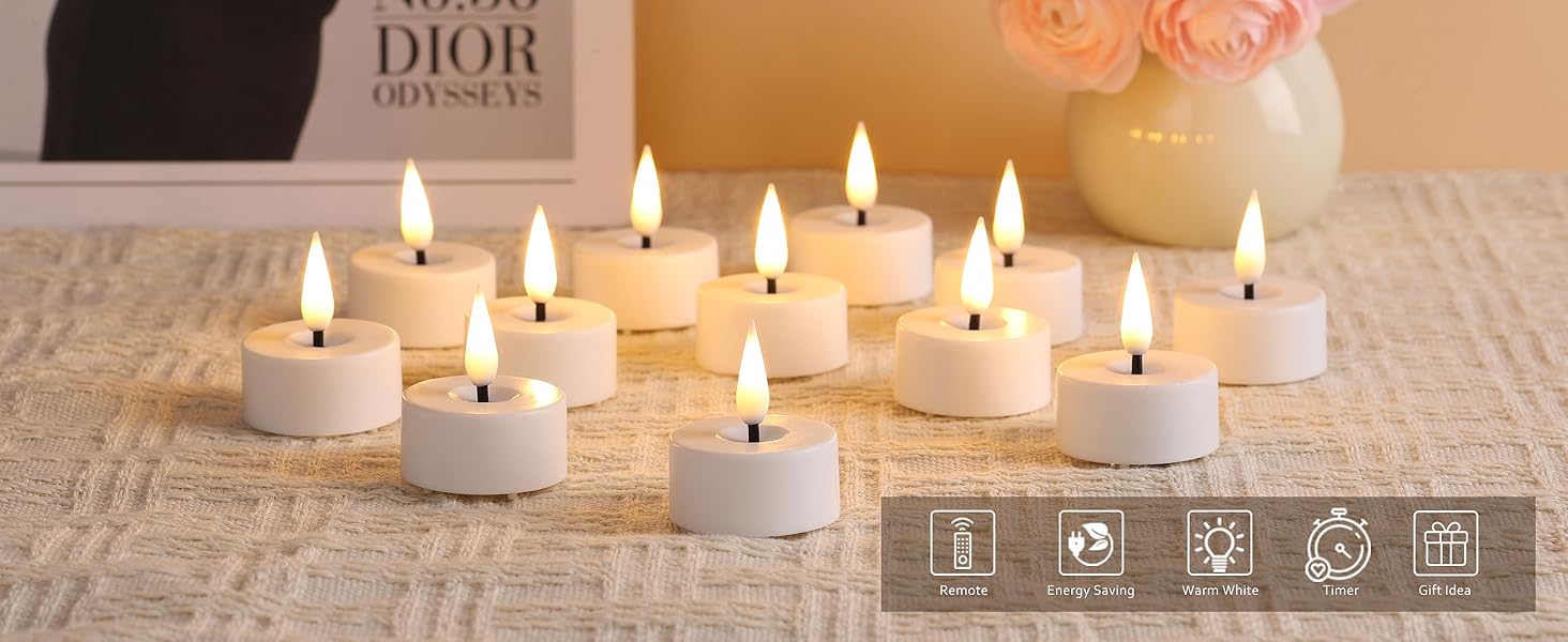 White LED Tealights