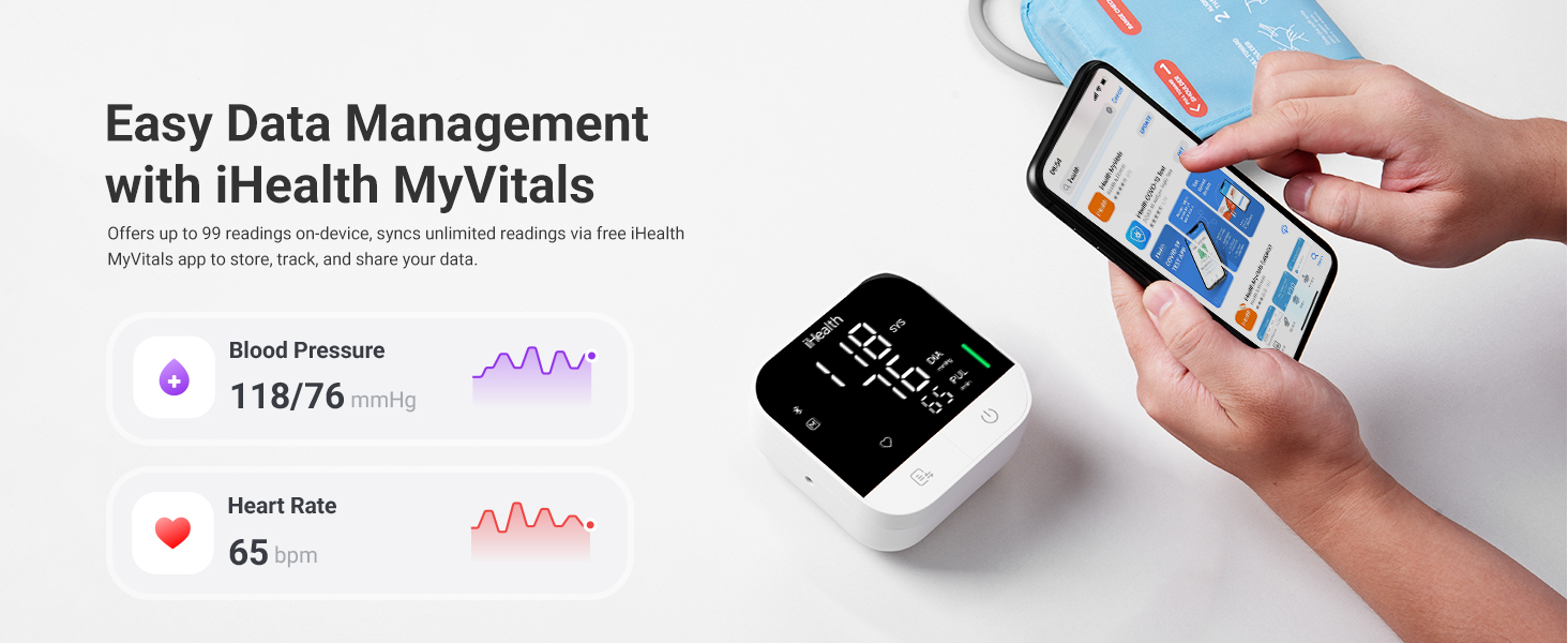 Easy Data Management with iHealth MyVitals