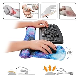 Wrist Rest Use Groove Design Fit Your Hands Better