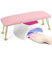 Nail Arm Rest for Acrylic Nails, Microfiber Leather Nail Hand Rest Cushion for Nails, Soft Hand P...