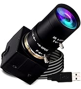 ELP 5-50mm Varifocal Lens 1080P USB Camera with H.264 High Definition Sony IMX323 Webcam for Andr...