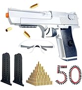 Foam Blaster Pistol Toy Gun with Shell Ejecting – Safe for Kids Ages 6+ – Includes 50 Soft Bullet...