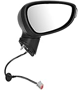 Fydun Rearview Mirrors Right Driver Side Rearview Wing Mirror with Turn Light Replacement for For...