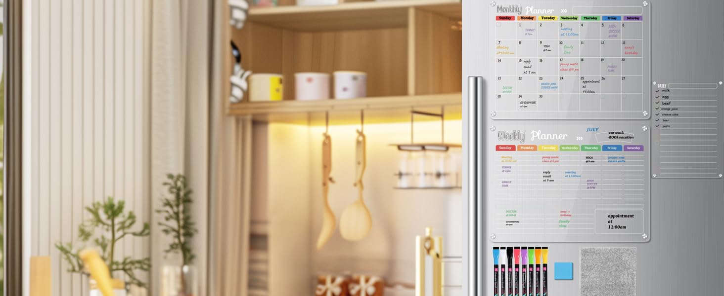 Acrylic Magnetic Dry Erase Boards