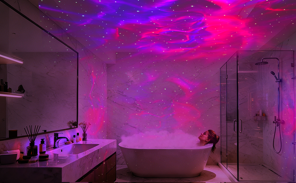 space man galaxy projector