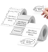 NIIMBOT Thermal Label Maker Tape Set, Compatible for NIIMBOT B1 B21 B31 Label Printer, Thermal Pa...