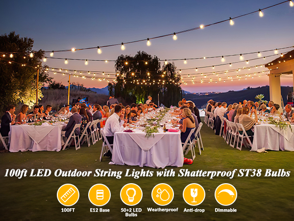 outdoor string lights