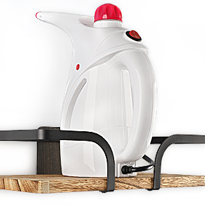 Solid wood ironing board holder