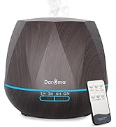 550ml Essential Oil Diffuser, DAROMA Upgraded Remote Control 6 in 1 Aromatherapy Ultrasonic Cool ...