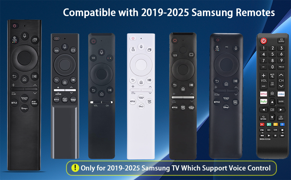 compatible with 2019-2025 samsung remotes