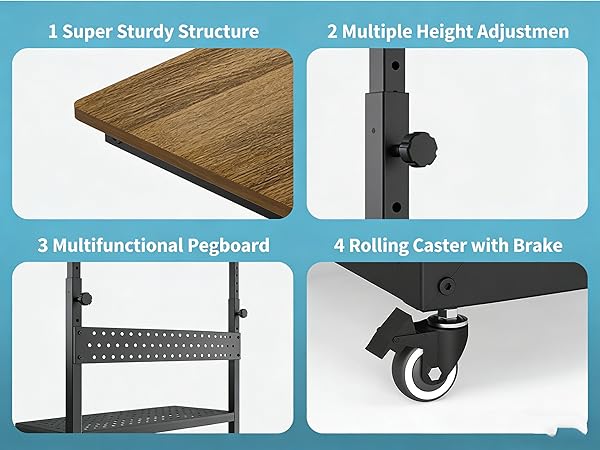 computer floor stand