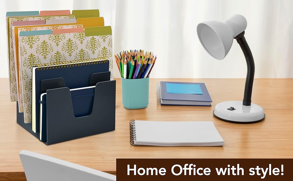 Home Office with Style Organization for folder planner documents