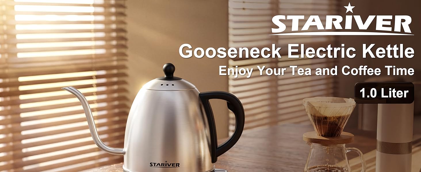 Stainless Steel Gooseneck Electric Kettle