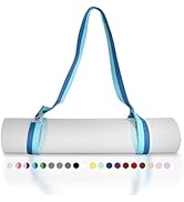 Tumaz Yoga Mat Strap [MAT NOT Included] (2 Sizes) with Extra Thick &amp; Comfy Delicate Texture, Adju...