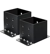 YEWTUTIS 6x6 Post Base for Concrete Ground, Inner Size 5.51