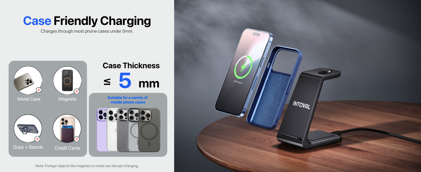 wireless iphone charger fast charging