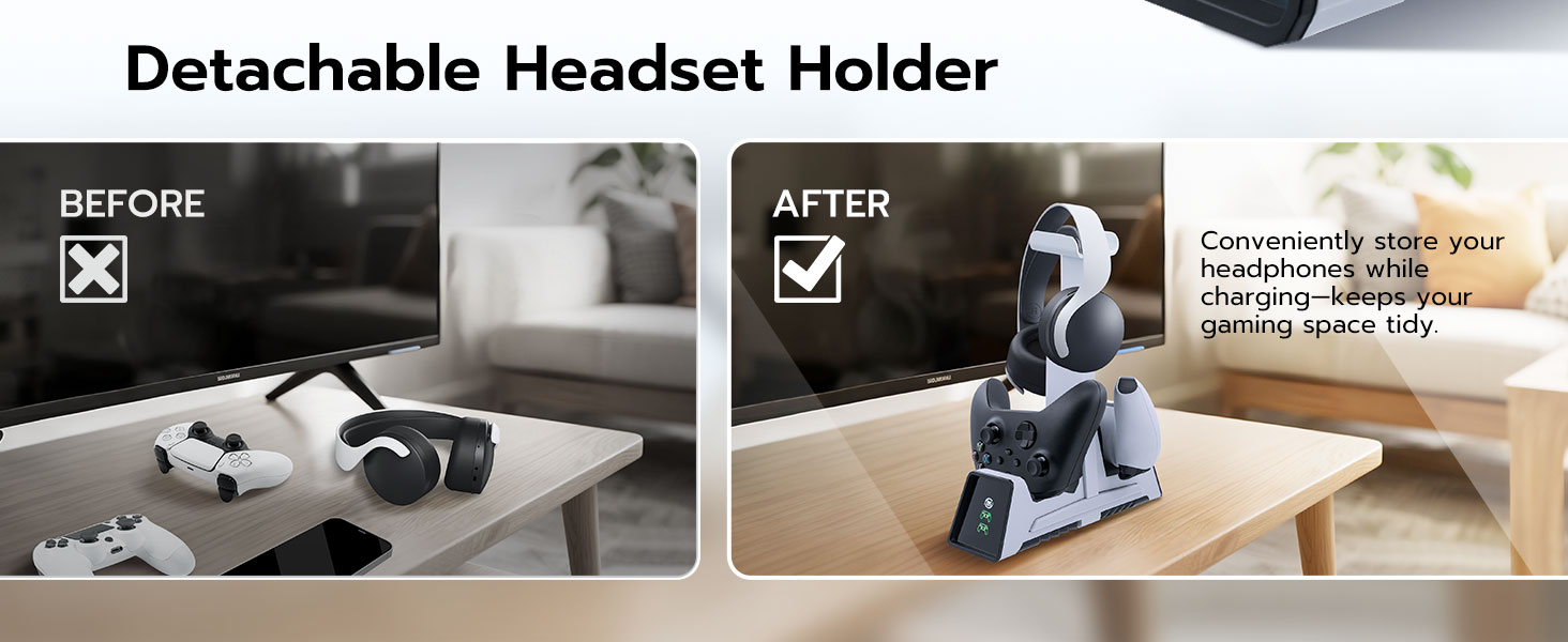 Detachable Headset Holder