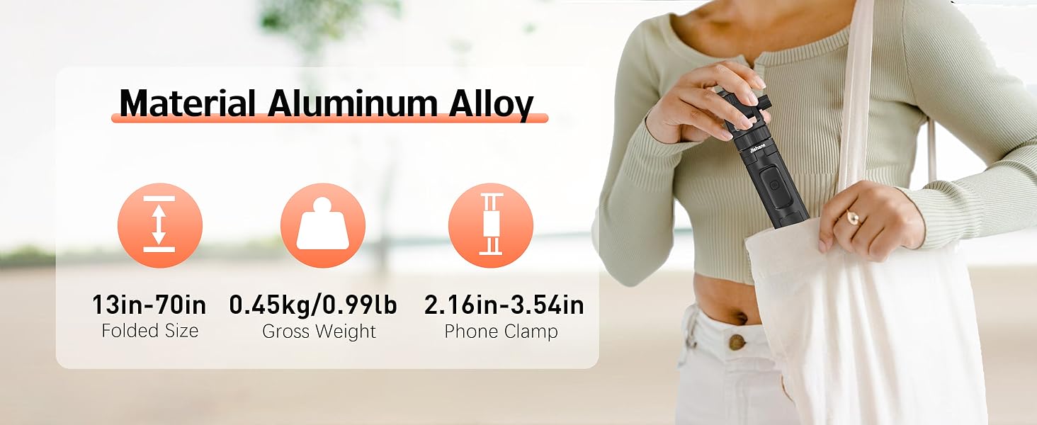 portable and compact phone tripod can carry everywhere