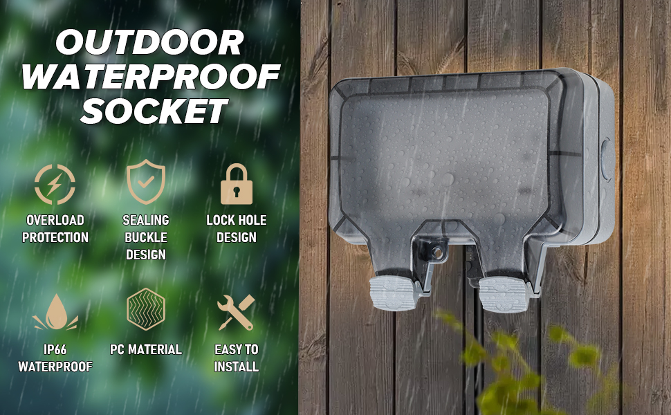 waterproof outdoor outlet