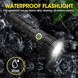 Waterproof flashlight