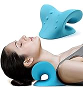 Neck and Shoulder Relaxer, Cervical Traction Device for TMJ Pain Relief and Cervical Spine Alignm...
