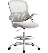 Drafting Chair, Tall Office Chair, Standing Desk Chair, Tall Desk Chair, High Office Chair, Ergon...