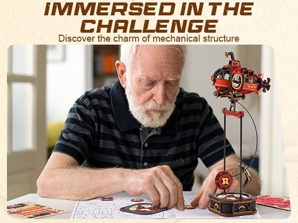 ROKR Pendulum Balance Toy, 3D Wooden Puzzles for Adults