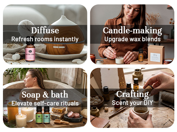 Fragrance Oils for Diffusers for Home Spice Set Fragrance Scents for Candle Making
