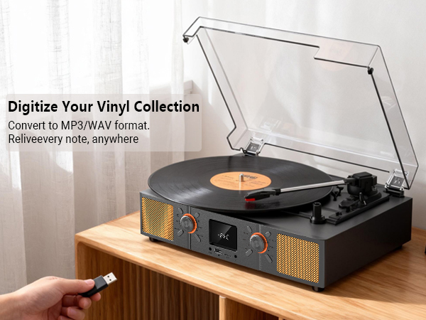record player with usb