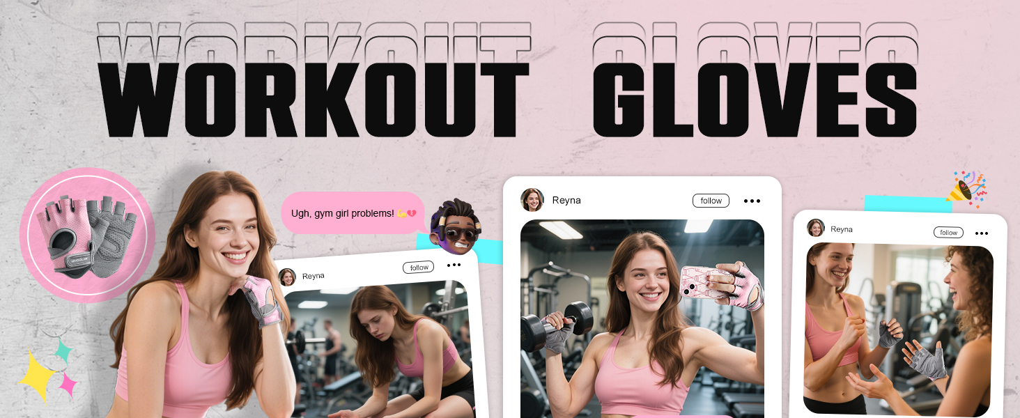 Gym gloves for women