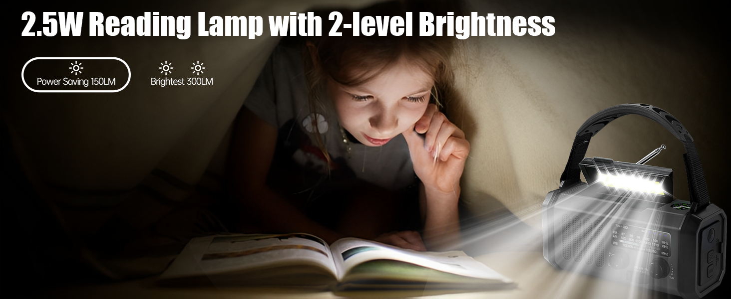3 LED flashlight with Reading lamp