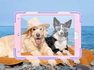iPad 9th/8th/7th Generation 10.2 Inch Case with 360°Rotating Stand