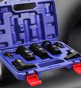 WORKPRO 7PCS O2 Oxygen Sensor Socket, Automotive 3/8