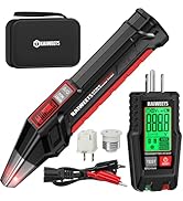 KAIWEETS Circuit Breaker Finder with LCD Display, GFCI Outlet Tester, Electrical Circuit Tracer T...