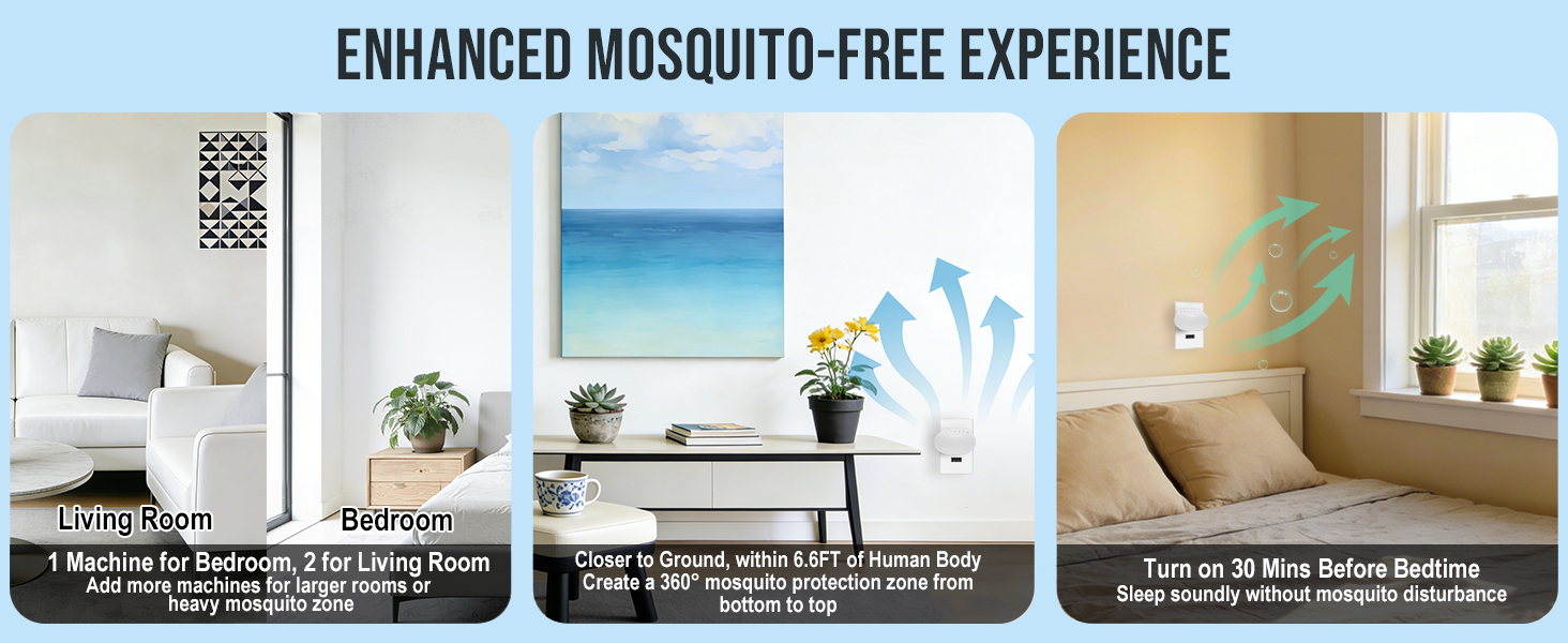 ENHANCED MOSQUITO-FREE EXPERIENCE