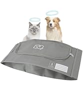 Pet Body Bag for Burial, Animal Casket Leak Proof Non Woven Zipper Closure Dog Cadaver, Cat Dog M...