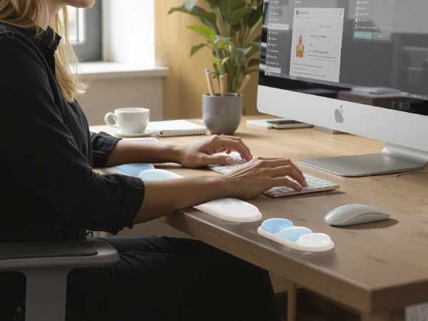 Silicone Gel Wrist Rest for Computer Keyboard