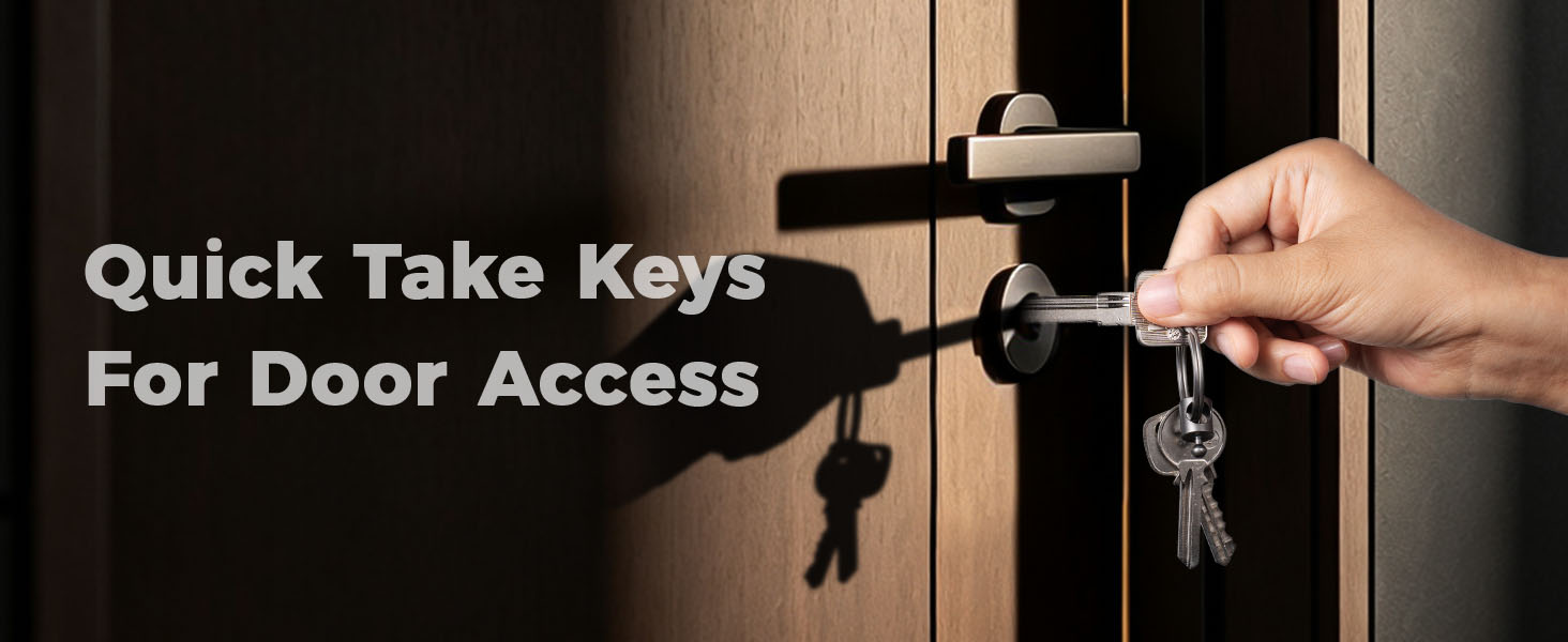 Quick Release Design, Take Keys Separately Without Detaching Full Clip